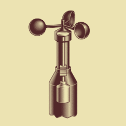 Windgeschwindigkeitsmesser (Anemometer)